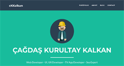 Desktop Screenshot of cagdaskurultaykalkan.com