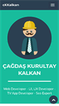 Mobile Screenshot of cagdaskurultaykalkan.com