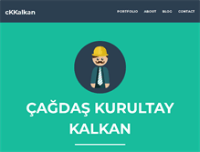 Tablet Screenshot of cagdaskurultaykalkan.com
